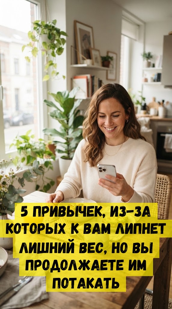 5 привычек, из-за которых к вам липнет лишний вес, но вы продолжаете им потакать
