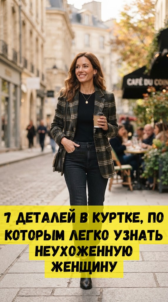 7 деталей в куртке, по которым легко узнать неухоженную женщину