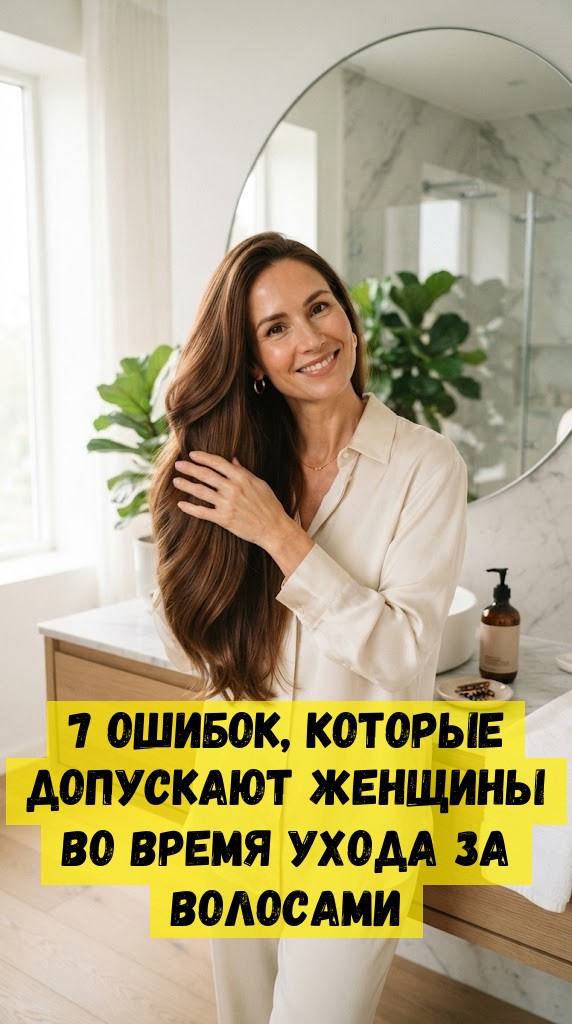 7 ошибок, которые допускают женщины во время ухода за волосами