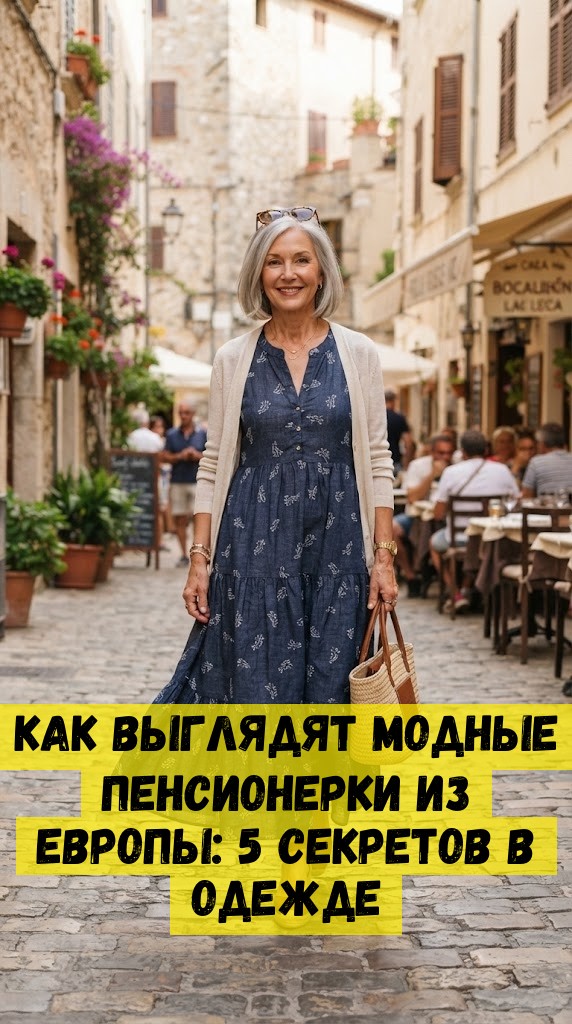Как выглядят модные пенсионерки из Европы: 5 секретов в одежде