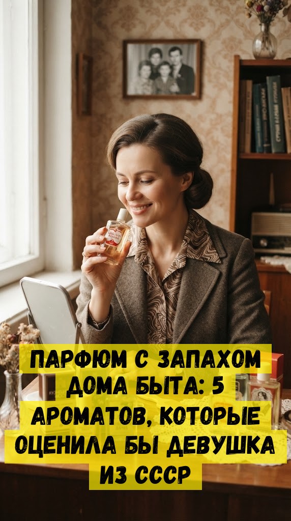 Парфюм с запахом дома быта: 5 ароматов, которые оценила бы девушка из СССР