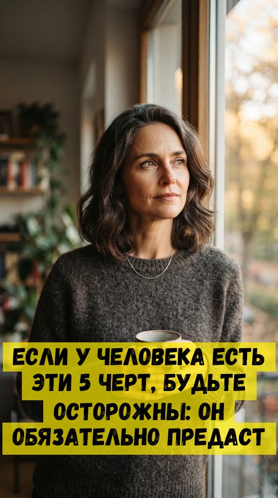 Если у человека есть эти 5 черт, будьте осторожны: он обязательно предаст
