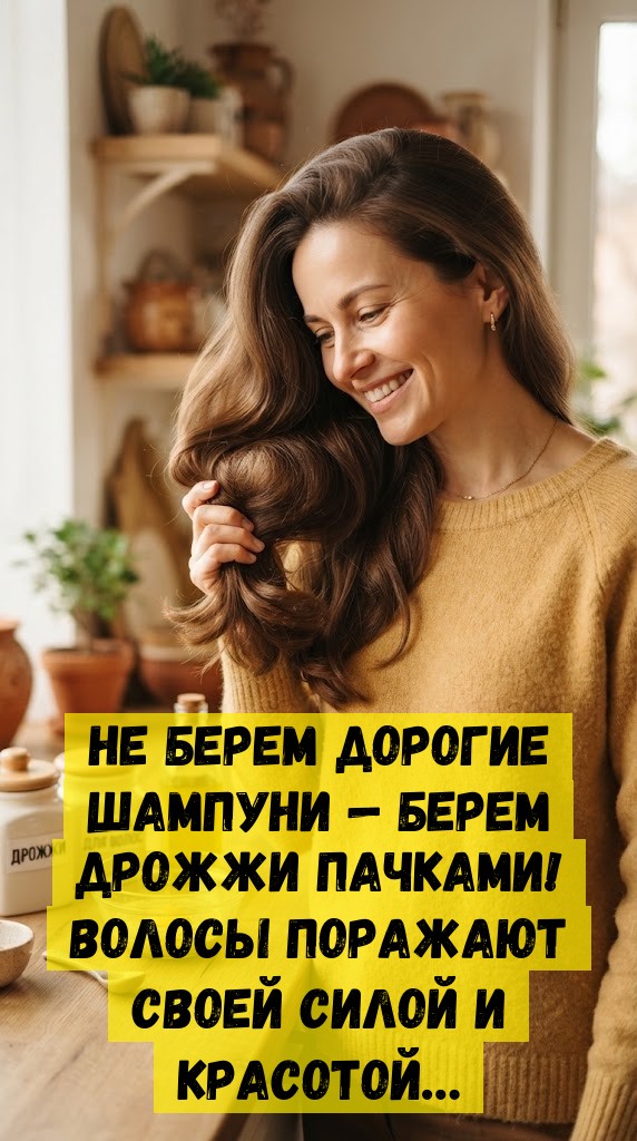 Не берем дорогие шампуни &mdash; берем дрожжи пачками! Волосы поражают своей силой и красотой&hellip;
