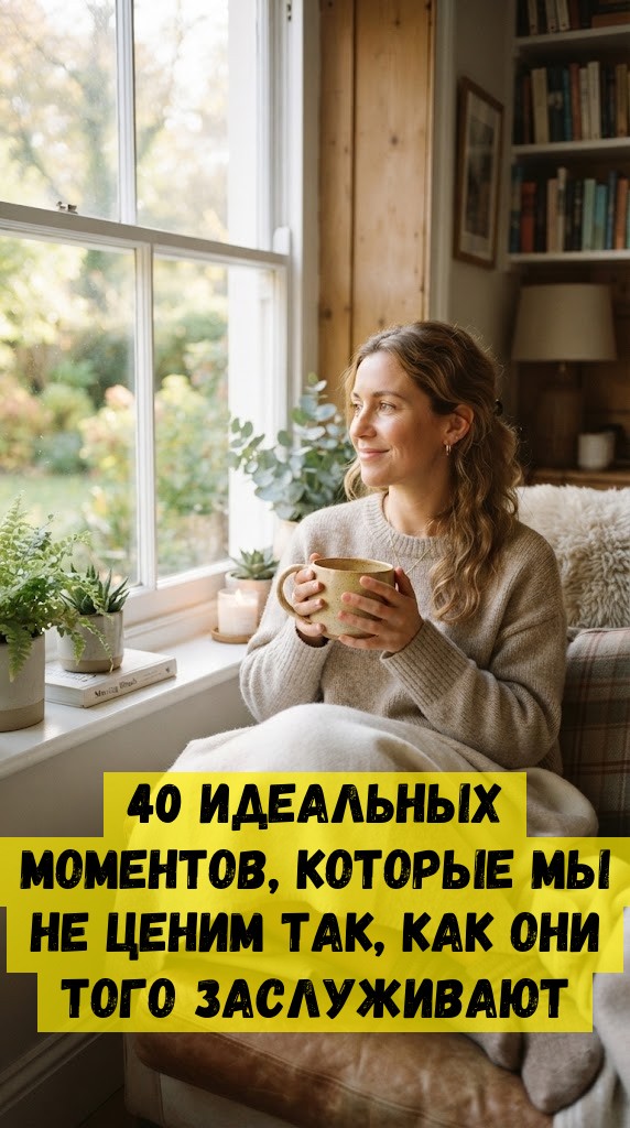 40 идеальных моментов, которые мы не ценим так, как они того заслуживают