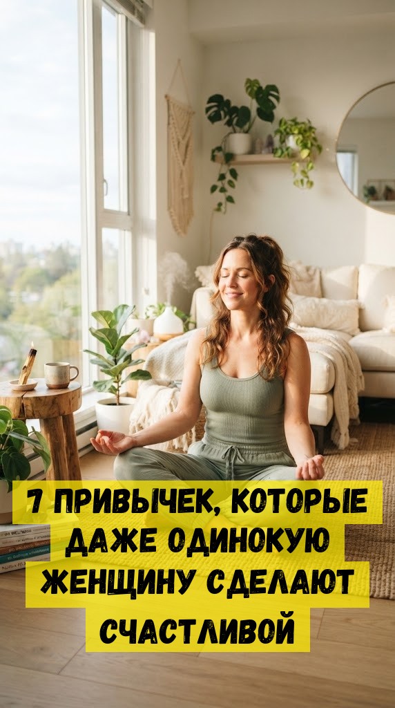 7 привычек, которые даже одинокую женщину сделают счастливой