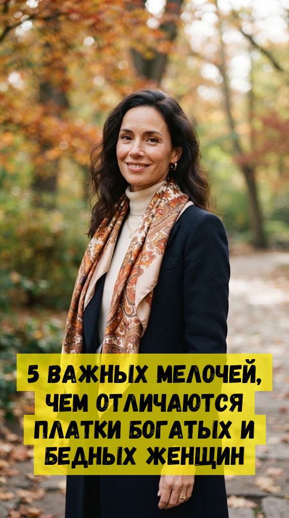 5 важных мелочей, чем отличаются платки богатых и бедных женщин 5 важных мелочей, чем отличаются платки богатых и бедных женщин