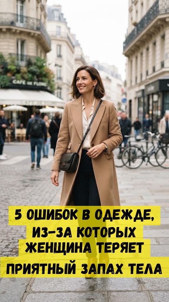 5 ошибок в одежде, из-за которых женщина теряет приятный запах тела