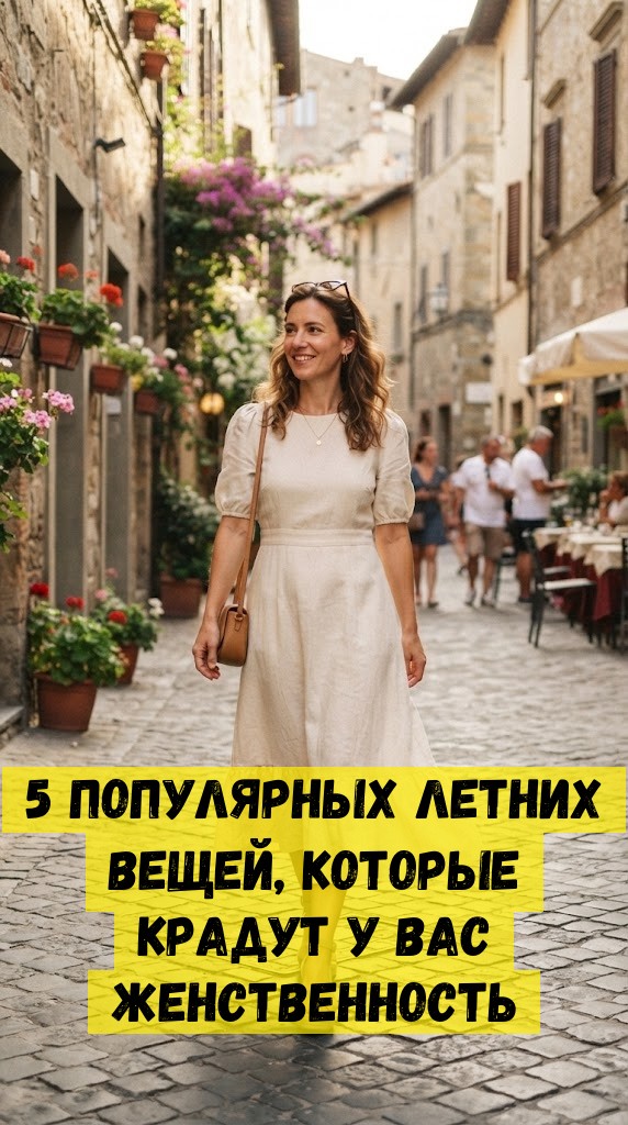 5 популярных летних вещей, которые крадут у вас женственность