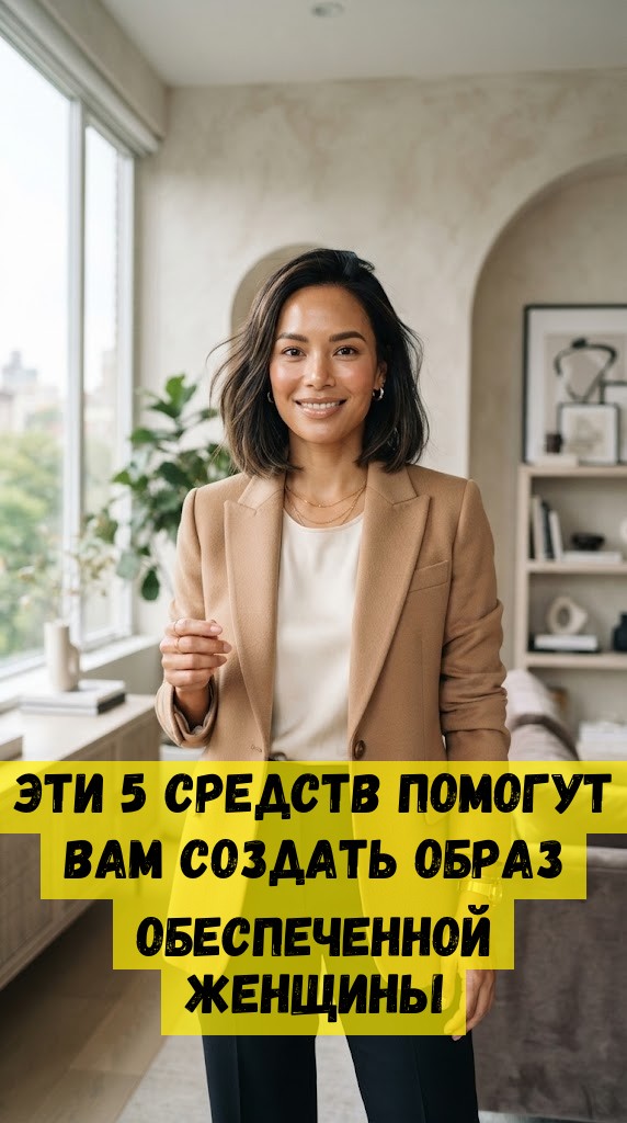 Эти 5 средств помогут вам создать образ обеспеченной женщины