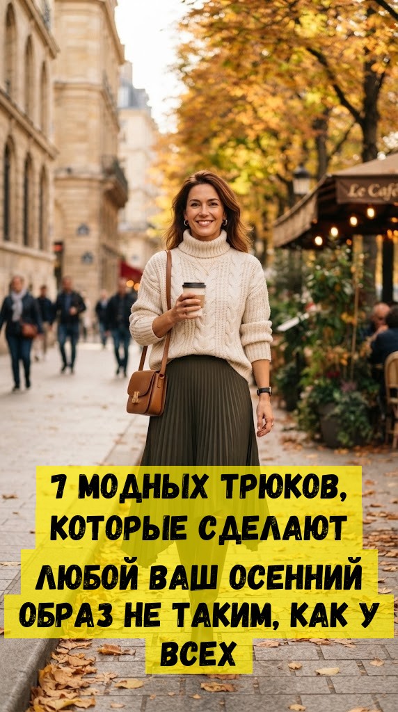 7 модных трюков, которые сделают любой ваш осенний образ не таким, как у всех