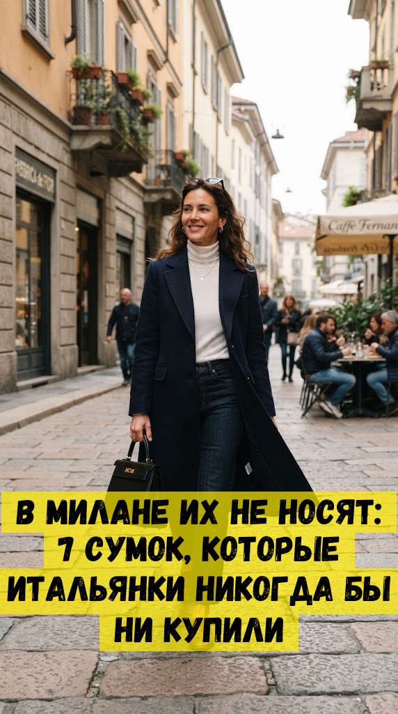 В Милане их не носят: 7 сумок, которые итальянки никогда бы ни купили