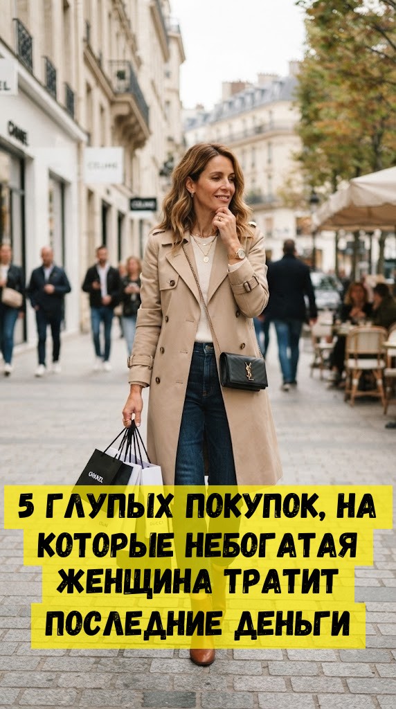 5 глупых покупок, на которые небогатая женщина тратит последние деньги