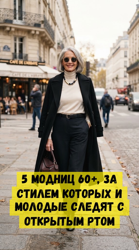 5 модниц 60+, за стилем которых и молодые следят с открытым ртом