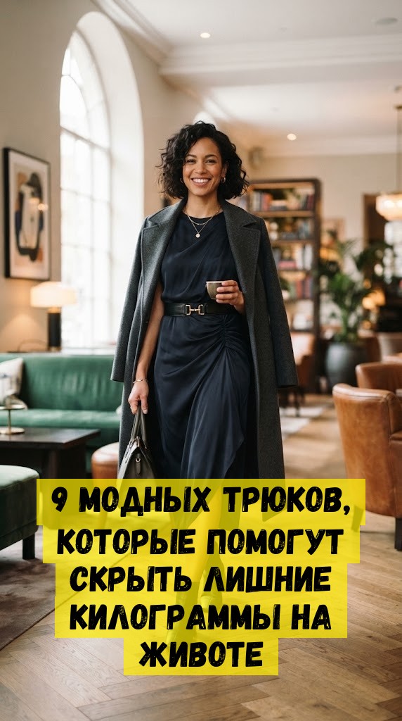 9 модных трюков, которые помогут скрыть лишние килограммы на животе