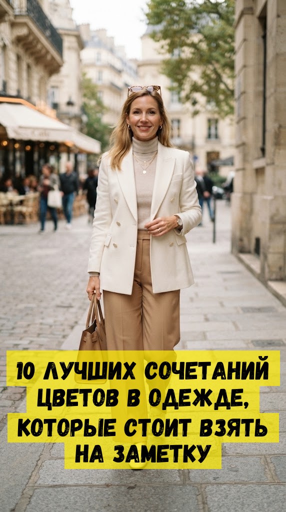 10 лучших сочетаний цветов в одежде, которые стоит взять на заметку
