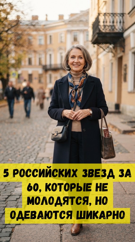 5 российских звезд за 60, которые не молодятся, но одеваются шикарно