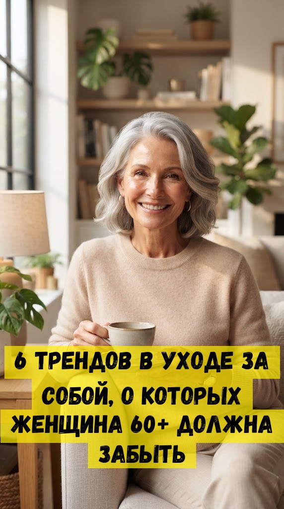 6 трендов в уходе за собой, о которых женщина 60+ должна забыть