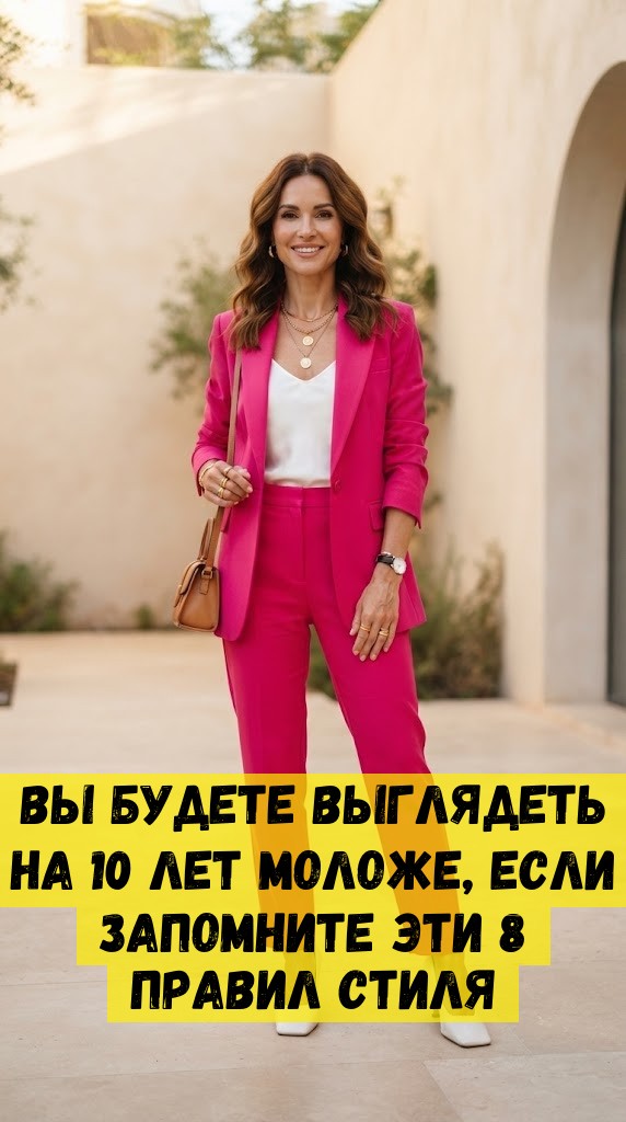 Вы будете выглядеть на 10 лет моложе, если запомните эти 8 правил стиля