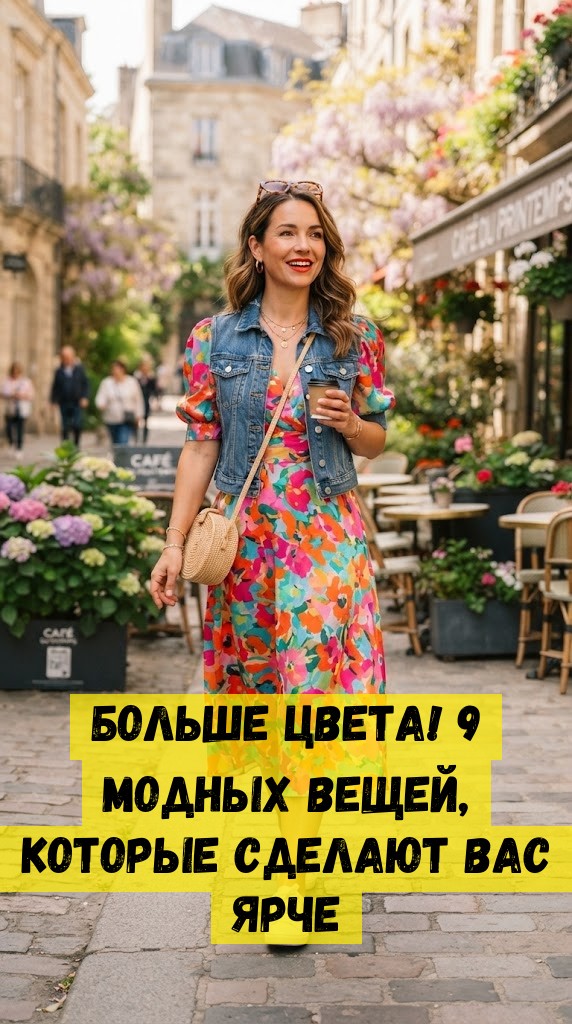 Больше цвета! 9 модных вещей, которые сделают вас ярче
