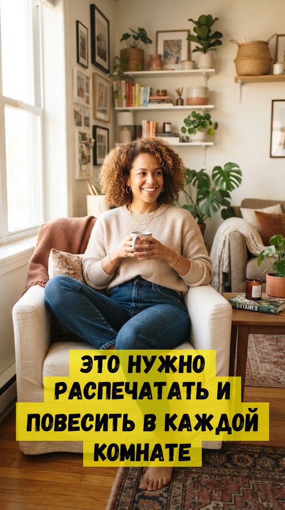 Это нужно распечатать и повесить в каждой комнате