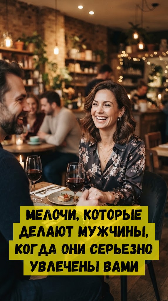 Мелочи, которые делают мужчины, когда они серьезно увлечены вами