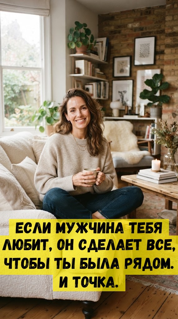 Если мужчина тебя любит, он сделает ВСЕ, чтобы ты была рядом. И точка. Если мужчина тебя любит, он сделает ВСЕ, чтобы ты была рядом. И точка.