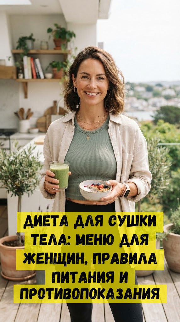 Диета для сушки тела: меню для женщин, правила питания и противопоказания