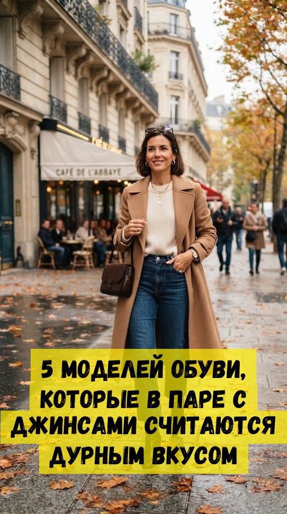 5 моделей обуви, которые в паре с джинсами считаются дурным вкусом