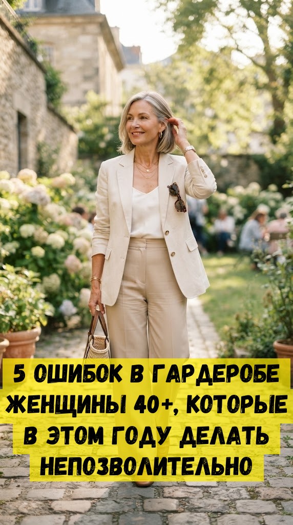5 ошибок в гардеробе женщины 40+, которые в этом году делать непозволительно