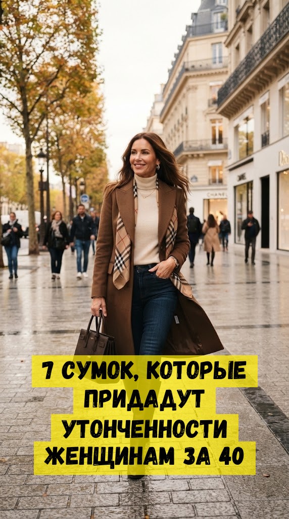 7 сумок, которые придадут утонченности женщинам за 40