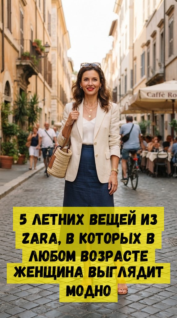 5 летних вещей из Zara, в которых в любом возрасте женщина выглядит модно