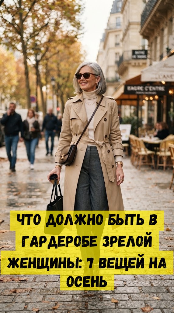 Что должно быть в гардеробе зрелой женщины: 7 вещей на осень Что должно быть в гардеробе зрелой женщины: 7 вещей на осень