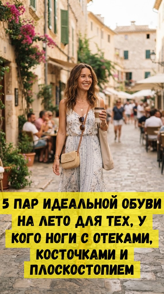 5 пар идеальной обуви на лето для тех, у кого ноги с отеками, косточками и плоскостопием