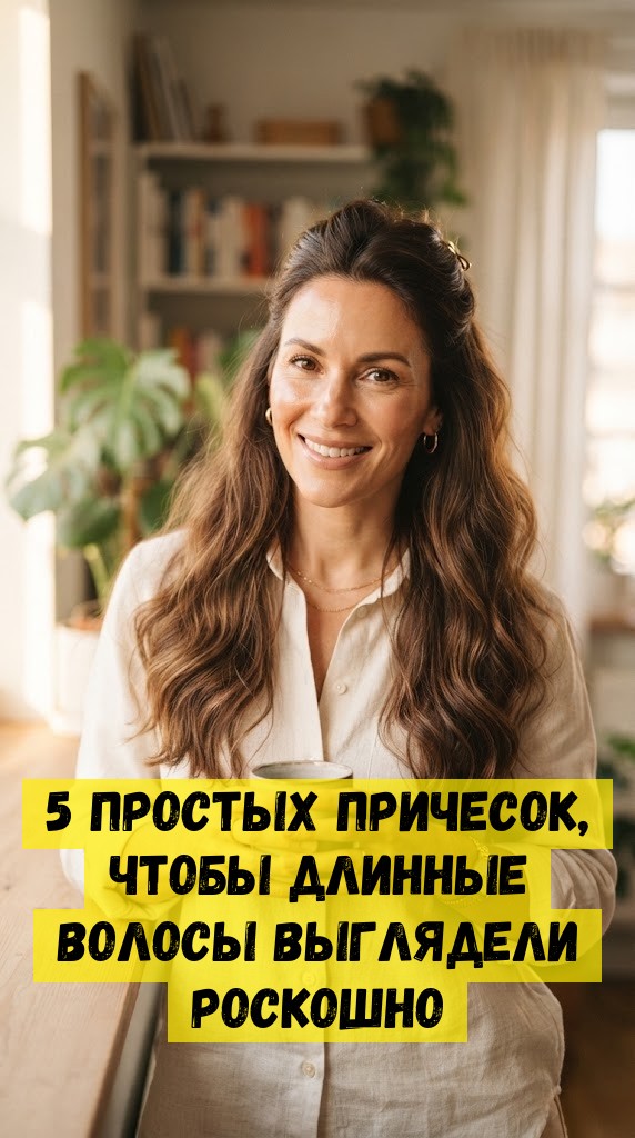 5 простых причесок, чтобы длинные волосы выглядели роскошно