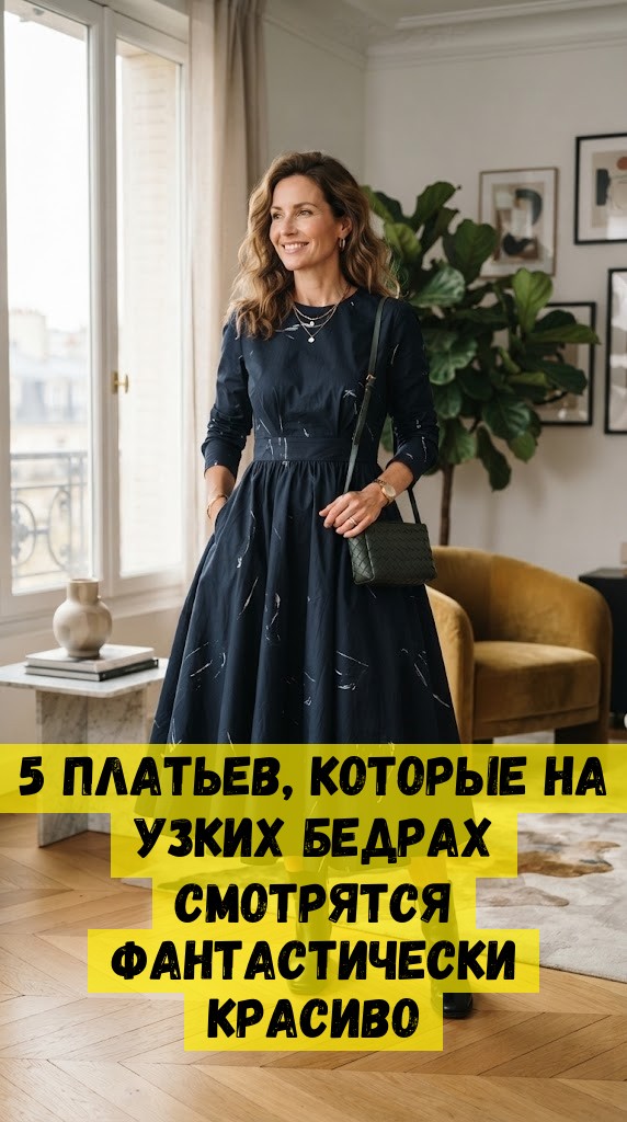 5 платьев, которые на узких бедрах смотрятся фантастически красиво