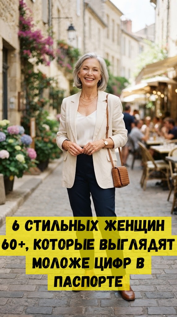 6 стильных женщин 60+, которые выглядят моложе цифр в паспорте 6 стильных женщин 60+, которые выглядят моложе цифр в паспорте