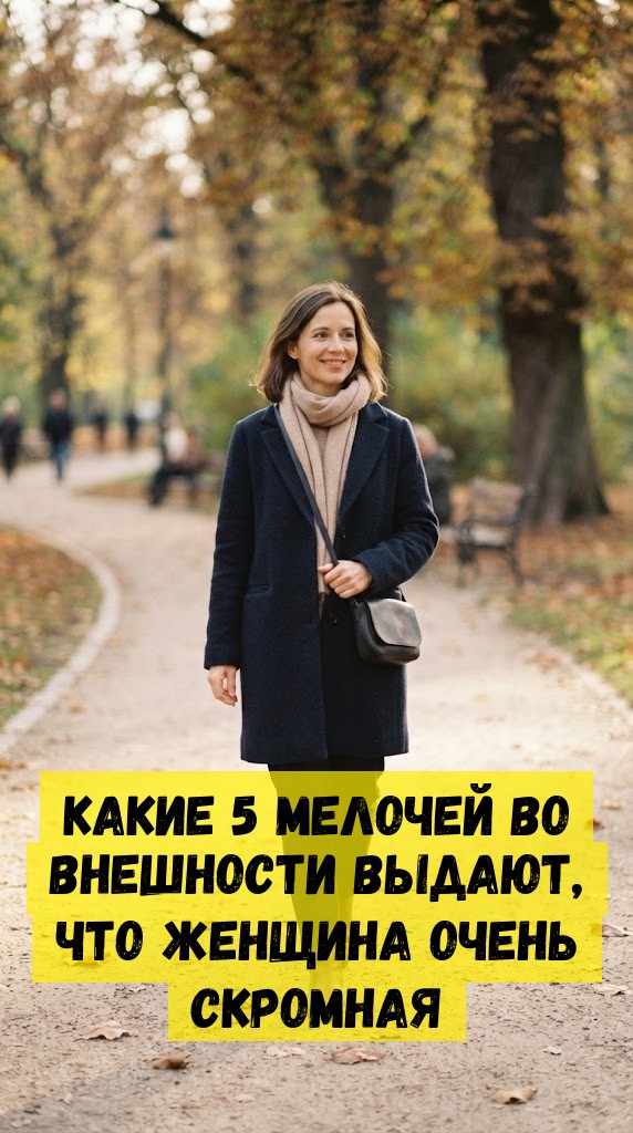 Какие 5 мелочей во внешности выдают, что женщина очень скромная