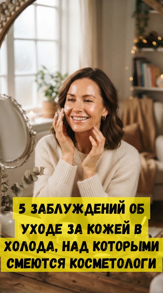 5 заблуждений об уходе за кожей в холода, над которыми смеются косметологи
