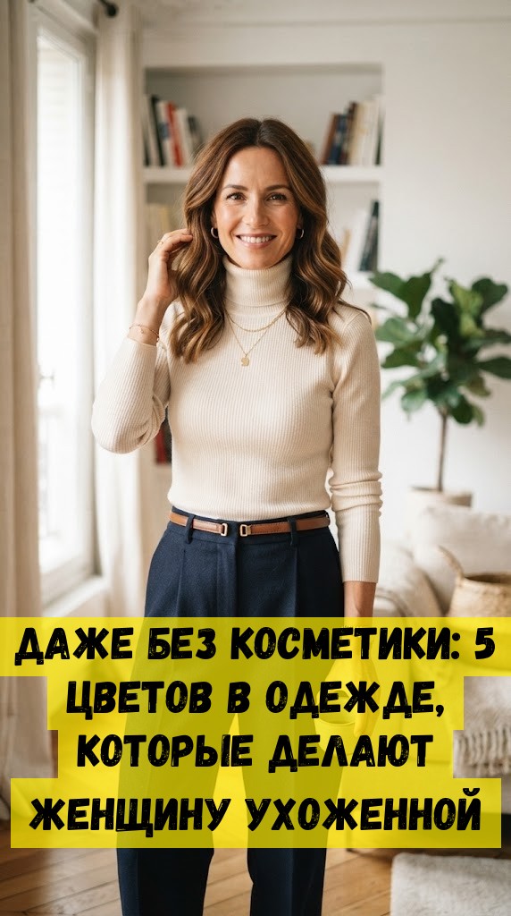 Даже без косметики: 5 цветов в одежде, которые делают женщину ухоженной
