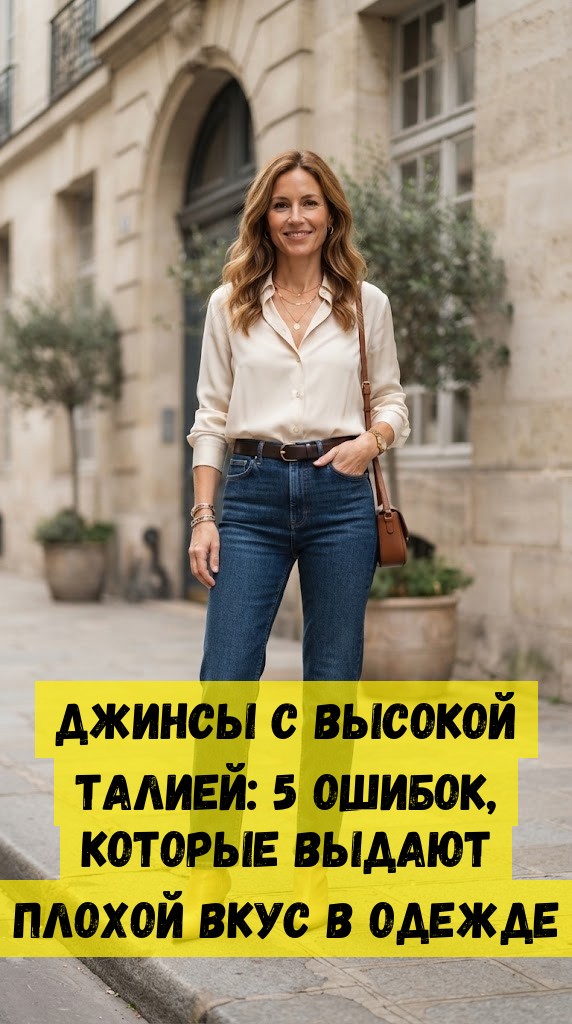 Джинсы с высокой талией: 5 ошибок, которые выдают плохой вкус в одежде