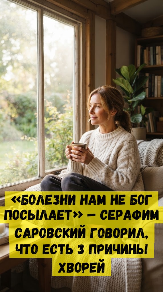 &laquo;Болезни нам не Бог посылает&raquo; &mdash; Серафим Саровский говорил, что есть 3 причины хворей
