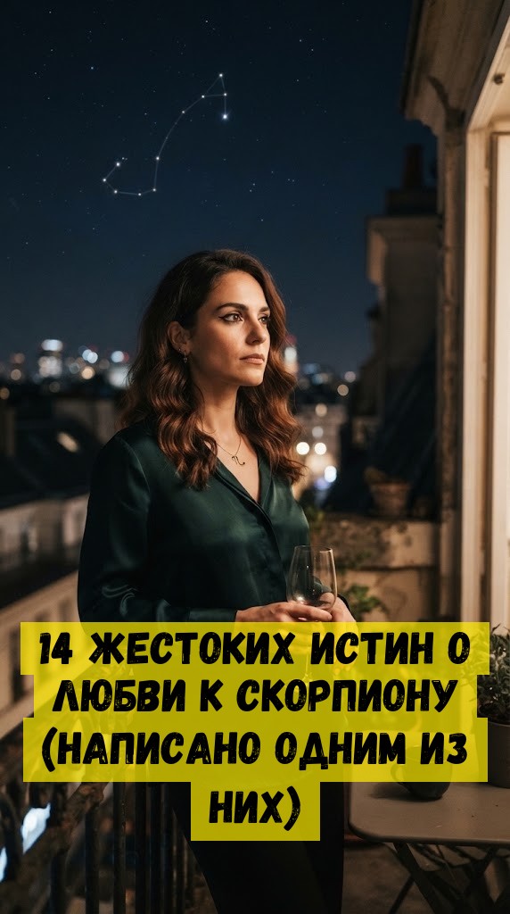 14 жестоких истин о любви к Скорпиону (написано одним из них)