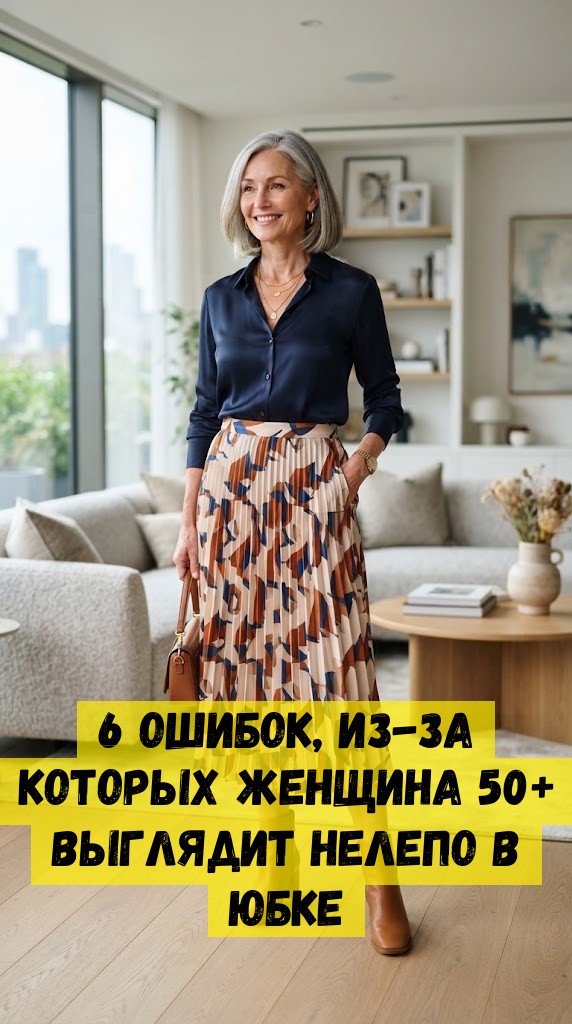 6 ошибок, из-за которых женщина 50+ выглядит нелепо в юбке