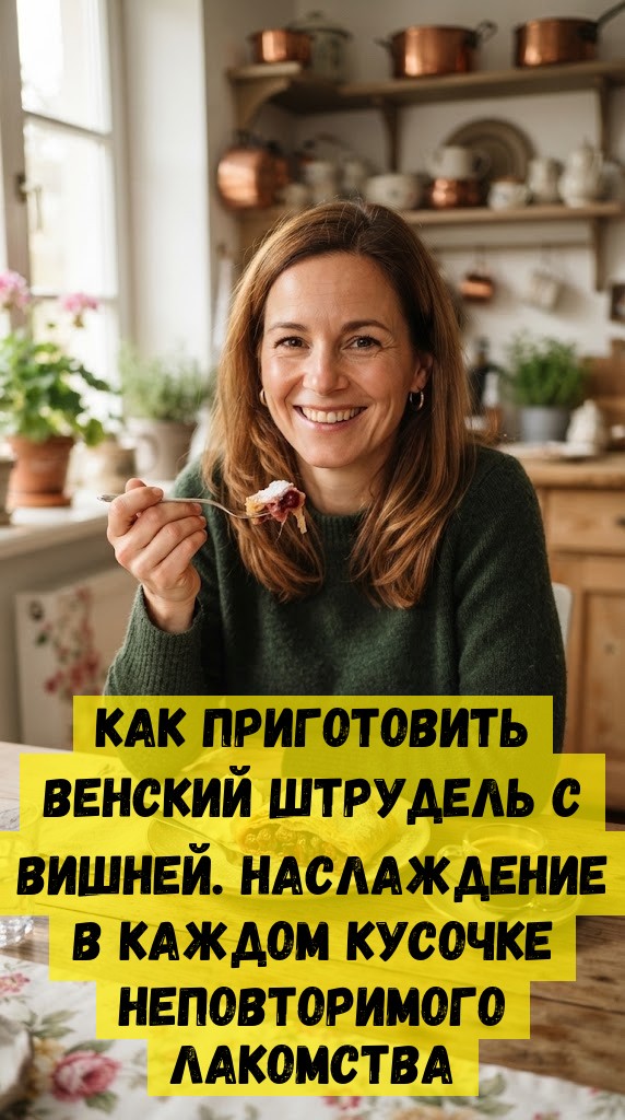 Как приготовить венский штрудель с вишней. Наслаждение в каждом кусочке неповторимого лакомства