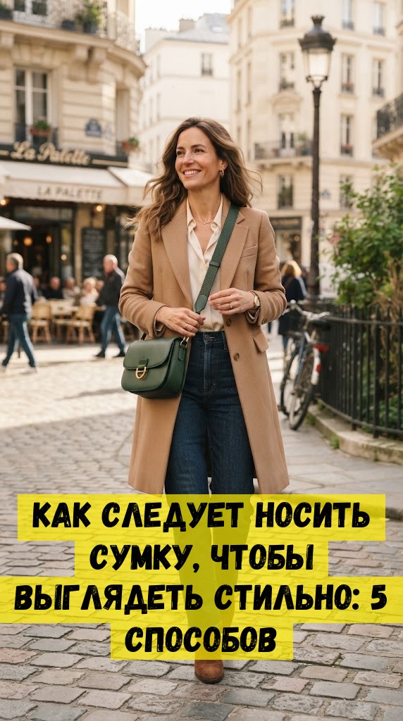 Как следует носить сумку, чтобы выглядеть стильно: 5 способов