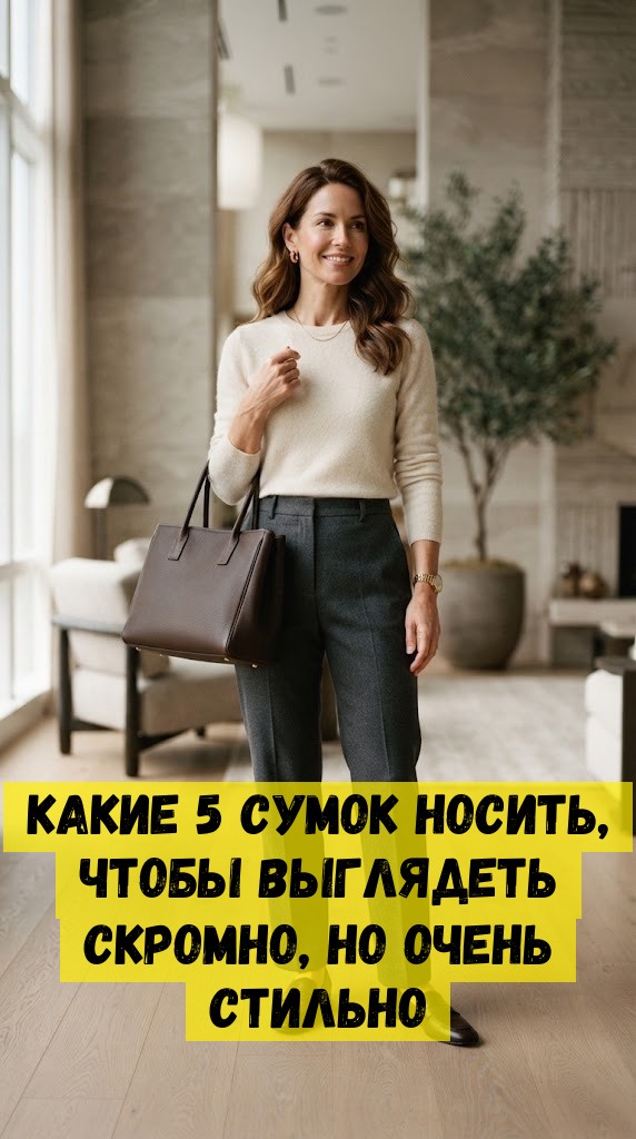 Какие 5 сумок носить, чтобы выглядеть скромно, но очень стильно