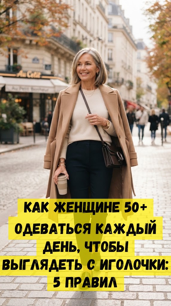Как женщине 50+ одеваться каждый день, чтобы выглядеть с&nbsp;иголочки: 5 правил