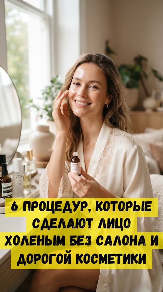 6 процедур, которые сделают лицо холеным без салона и дорогой косметики
