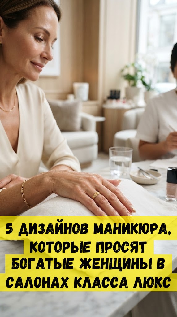 5 дизайнов маникюра, которые просят богатые женщины в салонах класса люкс