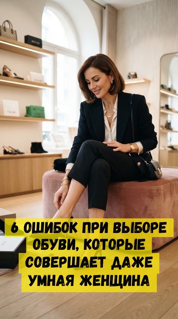 6 ошибок при выборе обуви, которые совершает даже умная женщина